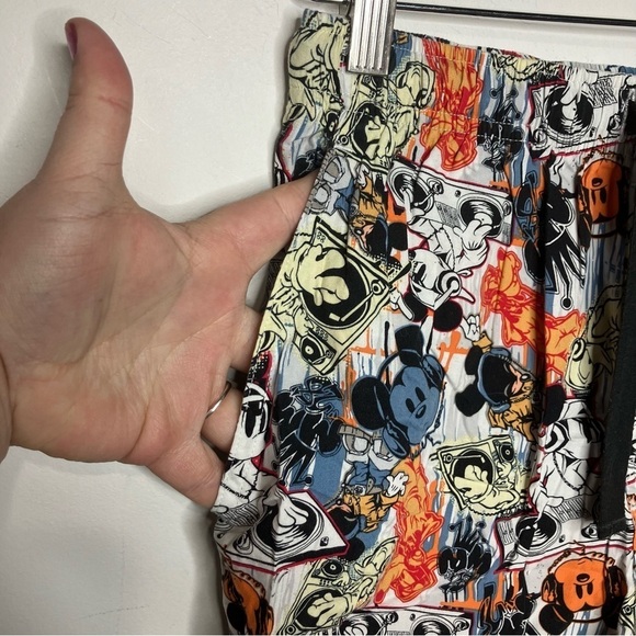 Disney parks pajama pants size small Mickey Mouse Donald Duck Pluto - Picture 3 of 8